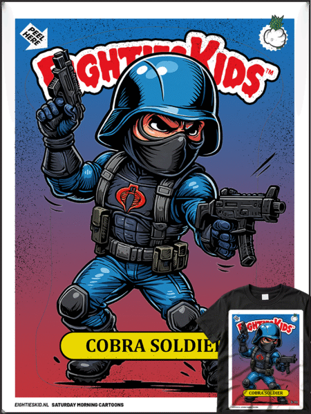GPK CARTOONS - COBRA SOLDIER