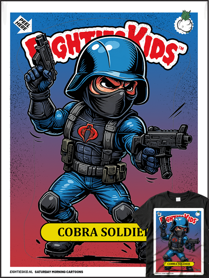 GPK CARTOONS - COBRA SOLDIER