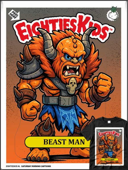 GPK CARTOONS - BEAST MAN