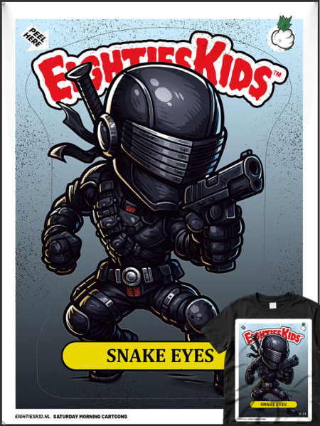GPK CARTOONS - SNAKE EYES