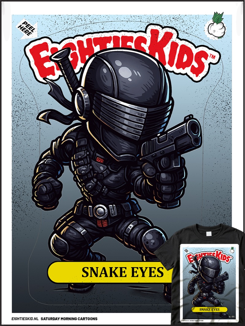 GPK CARTOONS - SNAKE EYES